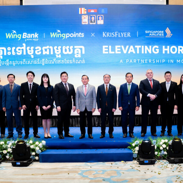 Wing Bank與新加坡航空聯合推出柬埔寨積分裡程兌換計劃