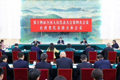 2026兩會／王滬寧赴人大「台灣團」：要增強「必勝信心」​