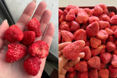 陸「草莓凍乾」被曝重金屬鎘超標15倍！　報告還指：20多種農藥​