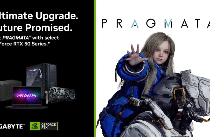技嘉與 NVIDIA 合作推出 GeForce RTX™ 50 系列與《PRAGMATA™》遊戲套裝 提升沉浸遊戲體驗