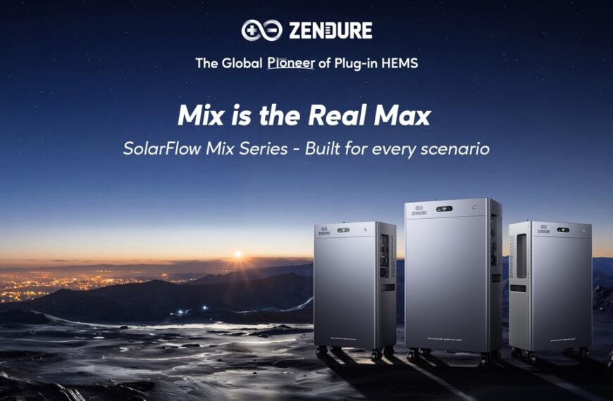 Zendure征拓在歐洲推出SolarFlow Mix系列—-三款家庭儲能系統，統一平台，電費最高可省91%