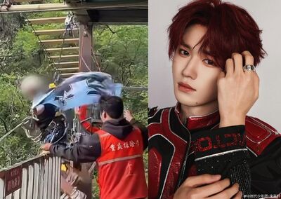 16歲少女「披偶像旗」玩懸崖鞦韆墜谷亡！男星沉痛發聲：珍重​