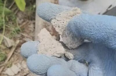 陸國家重點項目現「豆腐渣工程」 混凝土手掰即碎…底座塞碎石應付
